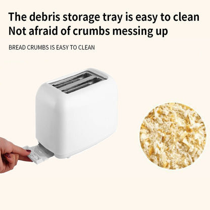 Electric Toaster Automatic Bread Baking Machine Toast Sandwich Grill Oven 2 Slices Household For Breakfast Make Baking Cooking
