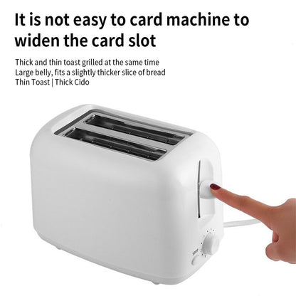 Electric Toaster Automatic Bread Baking Machine Toast Sandwich Grill Oven 2 Slices Household For Breakfast Make Baking Cooking