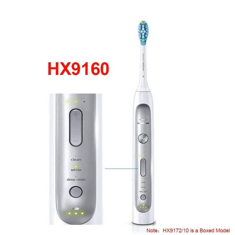 Electric Toothbrush New Original for Philips Sonicare Platinum HX9120 HX9150 HX9160 Handle Improves Gum Health In Only Two Weeks