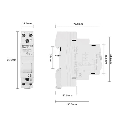 Electric Tuya APP Mobile Remote Control WiFi Smart Timer Switch Wireless Countdown Time Switch Home Staircase Light 220V 110V AC