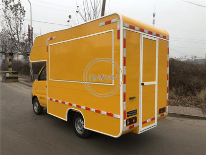 Electric & Gasoline Outdoor Street Fast Food Vending Cart Food Truck Trailer Sales