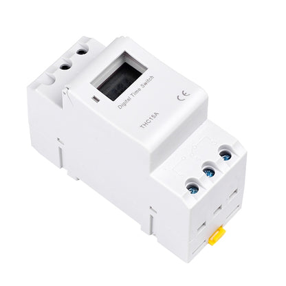 Electronic Weekly 7 Days Programmable Digital TIME Relay Timer Switch Control AC 220V 230V 12V 24V 48V 16A Din Rail Mount THC15A