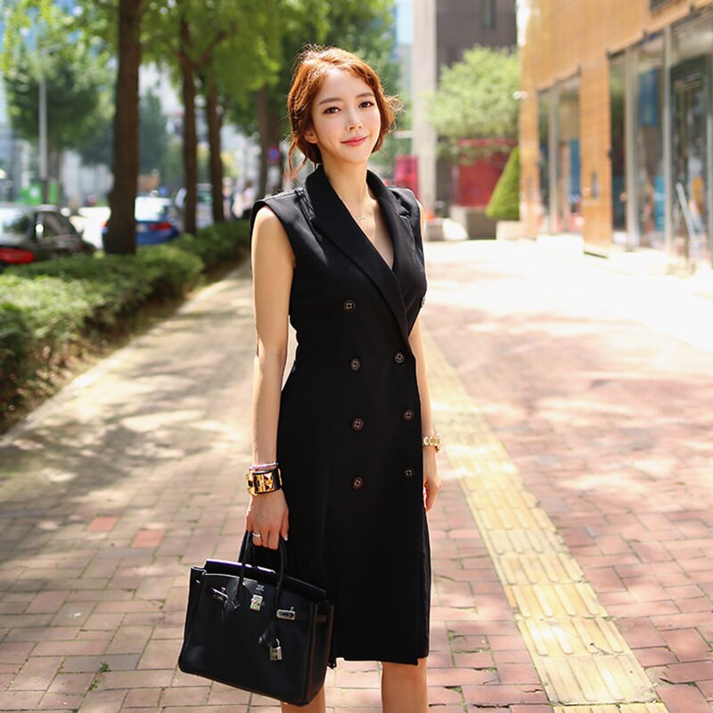 Formal Elegant Work  Business Dress Party Bodycon Office Lady Women pleated Dress