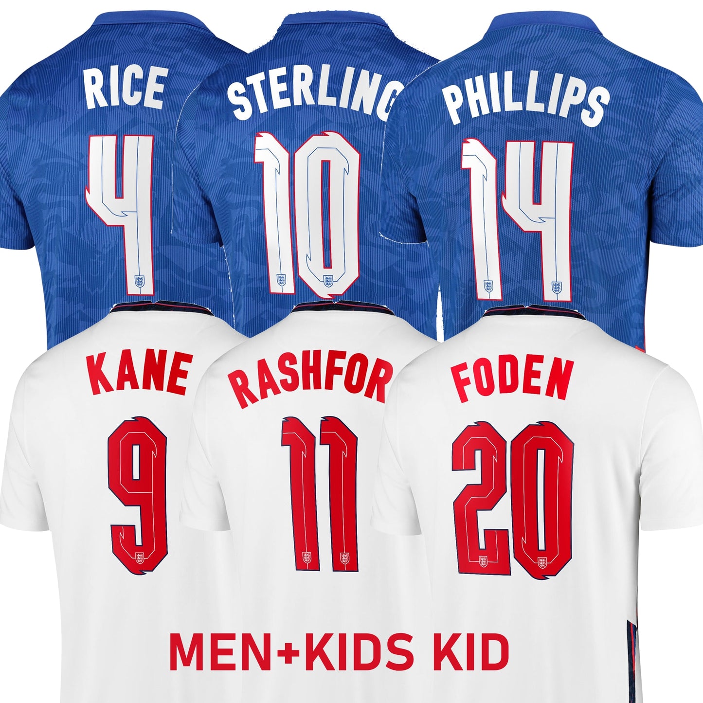 England Soccer Jersey KANE Football Jerseys FODEN 2020 2021 Men Shirts Quick Dry Kids Kit Boys Uniform Set New Short Clothes