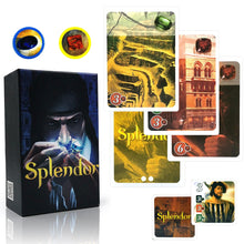 Load image into Gallery viewer, Splendor Board Game for Home Party Kids Adult city expansion Financing Investment Training Playing Card Games. English &amp; Spanish
