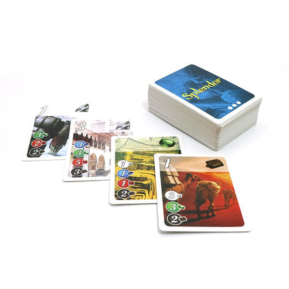 Splendor Board Game for Home Party Kids Adult city expansion Financing Investment Training Playing Card Games. English & Spanish