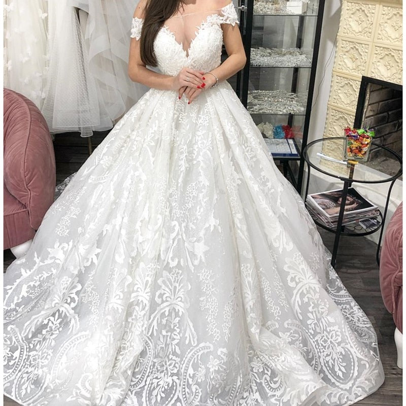 Eslieb Custom made High Quality Wedding dress 2019 Wedding dresses Ball Gown Bridal Dresses Vestido de Noiva