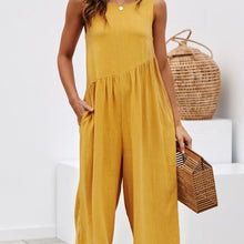 Cargar imagen en el visor de la galería, American Style Women&#39;s Pure Color Jumpsuits
