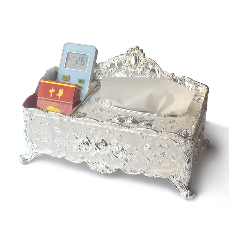 European Multifunctional tissue box Storage box home paper towel box ecoration box for Home Decoration ZJH036