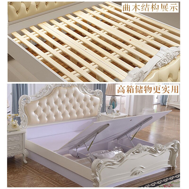 European-Style Double Bed 1.5 M M Master Bedroom Custom Spot French Bed Factory Outlet