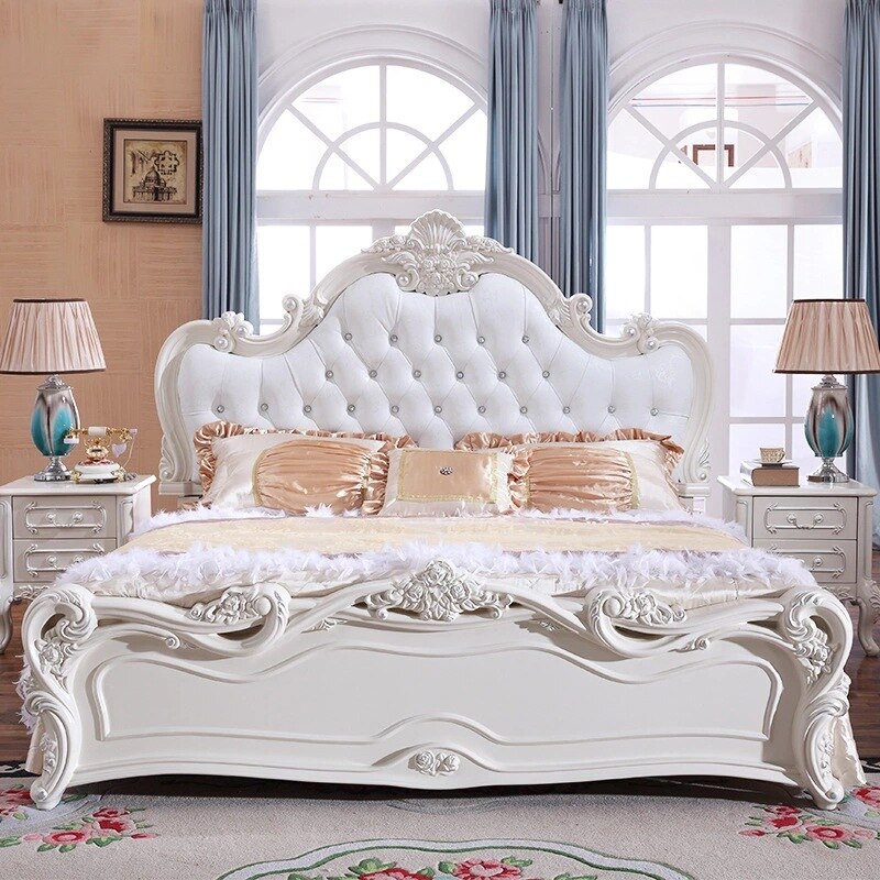 European-Style Double Bed 1.5 M M Master Bedroom Custom Spot French Bed Factory Outlet