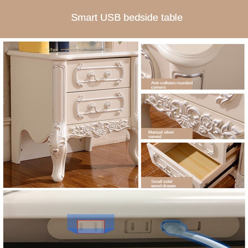 European-Style Double Bed 1.5 M M Master Bedroom Custom Spot French Bed Factory Outlet