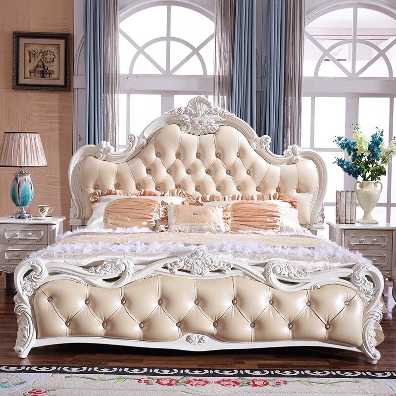 European-Style Double Bed 1.5 M M Master Bedroom Custom Spot French Bed Factory Outlet