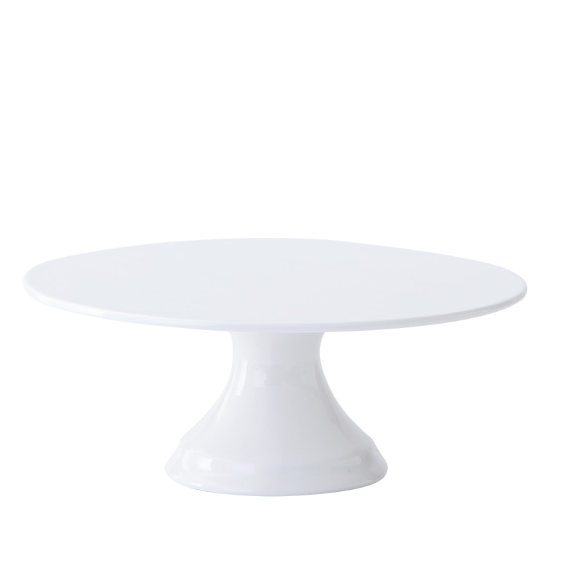 European-style ceramic rotating cake tray, decorating table, afternoon tea snack stand, ceramic pastry tray, tasting plate