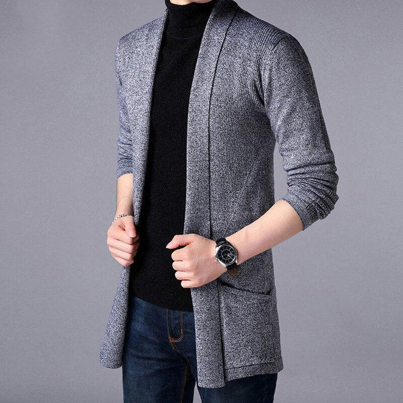 FAVOCENT 2019 Men's Sweaters New Autumn Casual Solid Knitted Male Cardigan Designer Homme Sweater Slim Fitted Warm Clothing