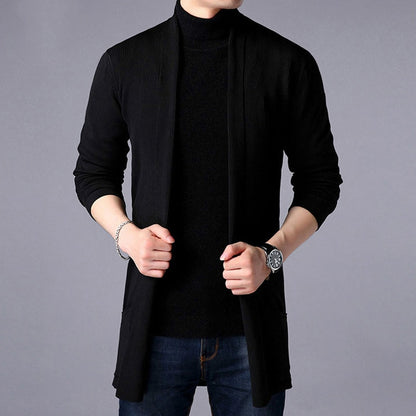 FAVOCENT 2019 Men's Sweaters New Autumn Casual Solid Knitted Male Cardigan Designer Homme Sweater Slim Fitted Warm Clothing