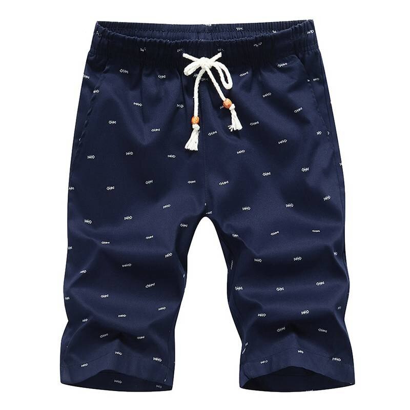 FGKKS Fashion Brand Men Shorts 2020 Summer Male Breathable Fish Bones Printing Shorts Male Casual Bermuda Short