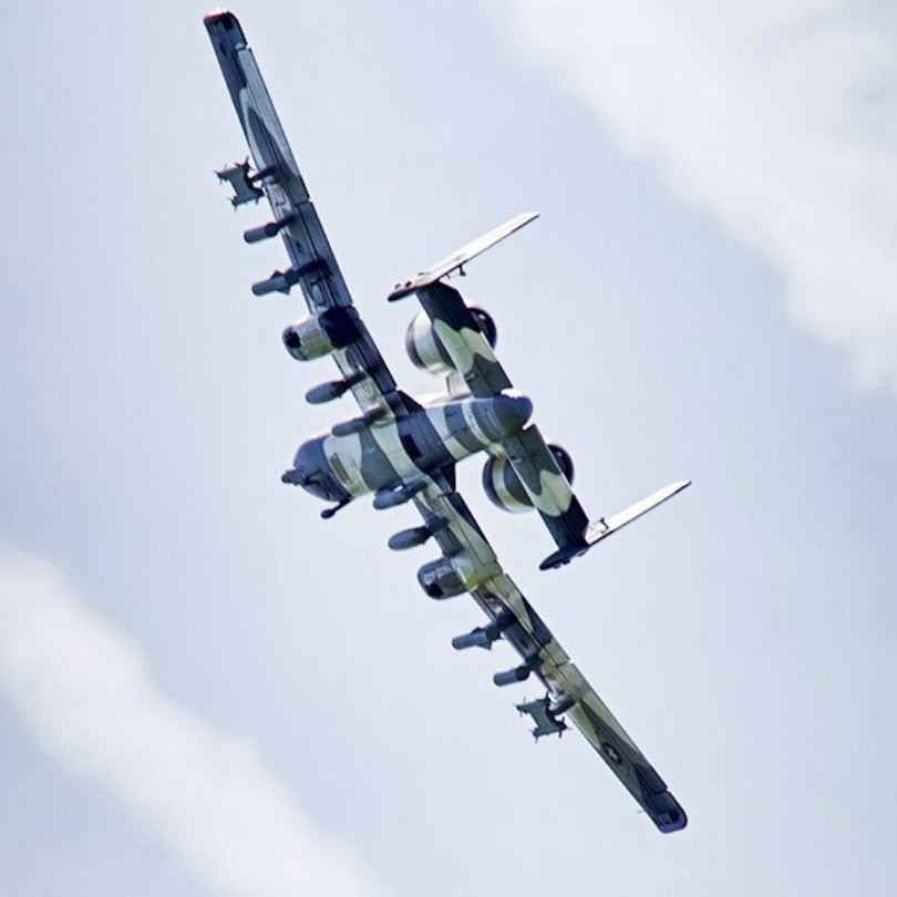FMS 70mm Ducted Fan EDF Jet A-10 A10 V2 Twin Engine with Gyro 6CH 6S EPO PNP RC Airplane Model Hobby Plane Aircraft Avion EPO