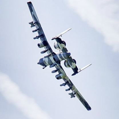 FMS 70mm Ducted Fan EDF Jet A-10 A10 V2 Twin Engine with Gyro 6CH 6S EPO PNP RC Airplane Model Hobby Plane Aircraft Avion EPO