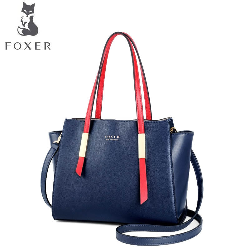 FOXER brand bag female 2020 new fashion Europe and America shoulder large capacity big bag handbag handbag female tote bag
