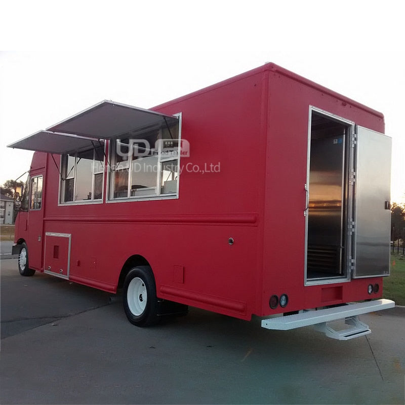 Ice Cream Food Cart Pizza Truck Mobile Cooking House Grill Truck