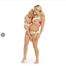 Cargar imagen en el visor de la galería, Family Matching Swimwear Mother Daughter Two Piece Bikini 2019 Grass Printed One Piece Bodysuits Swimsuits Mom Kids Bathing Suit
