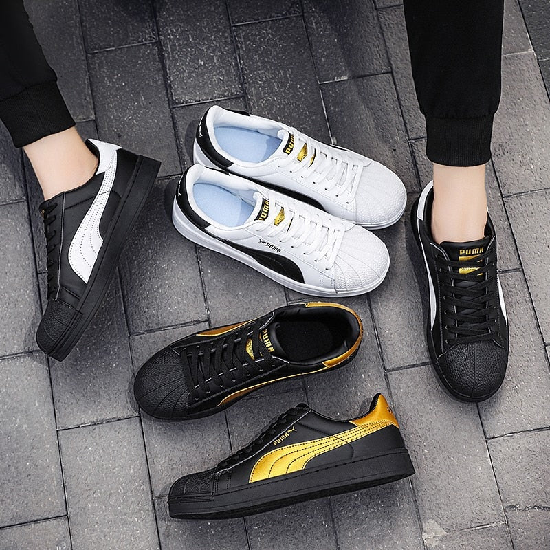 Fashion New Men's Shoes Spring Autumn Student Shell-Toe Shoes Lightweight Trendy Casual Sports Shoes Comfortable Couple Shoes