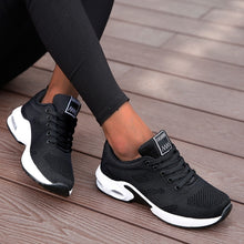 Load image into Gallery viewer, Fashion Women Lightweight Sneakers Running Shoes Outdoor Sports Shoes Breathable Mesh Comfort Running Shoes Air Cushion Lace Up
