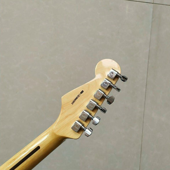 Fender St Guitar White 6 String Electric Guitar High Quality 8pai Electric Guitar Panel