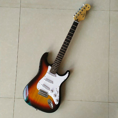 Fender St Guitar White 6 String Electric Guitar High Quality 8pai Electric Guitar Panel