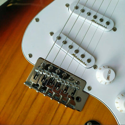 Fender St Guitar White 6 String Electric Guitar High Quality 8pai Electric Guitar Panel