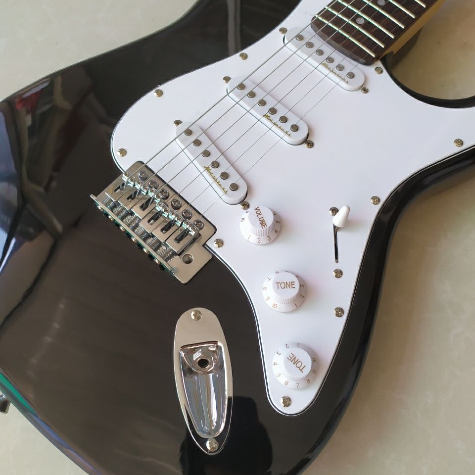 Fender St Guitar White 6 String Electric Guitar High Quality 8pai Electric Guitar Panel. Instrument