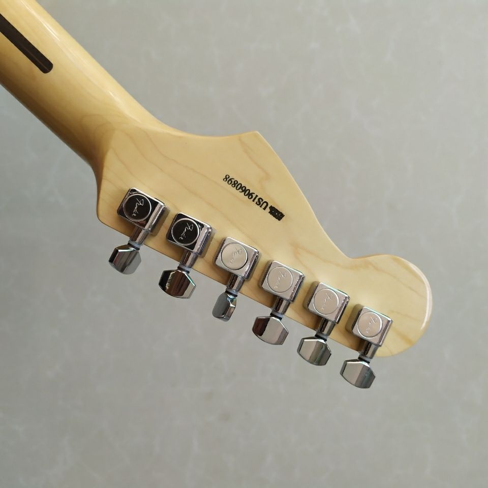 Fender St Guitar White 6 String Electric Guitar High Quality 8pai Electric Guitar Panel. Instrument