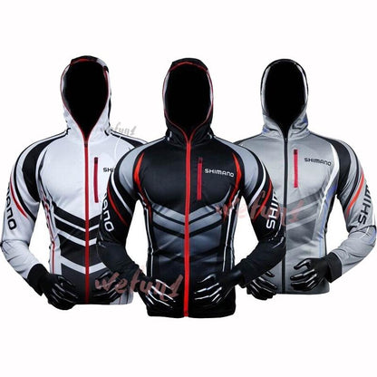 Unisex Anti-UV Outdoor Quick Drying Cycling Hoodie Jacket Ventilation Sunscreen Long-sleeved Fishing Clothes