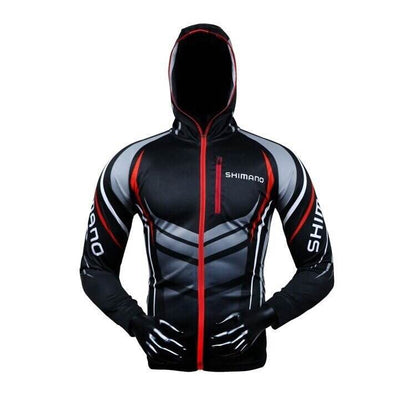 Unisex Anti-UV Outdoor Quick Drying Cycling Hoodie Jacket Ventilation Sunscreen Long-sleeved Fishing Clothes
