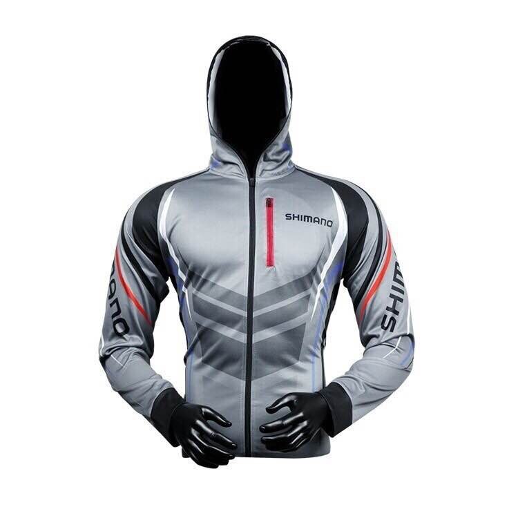 Unisex Anti-UV Outdoor Quick Drying Cycling Hoodie Jacket Ventilation Sunscreen Long-sleeved Fishing Clothes