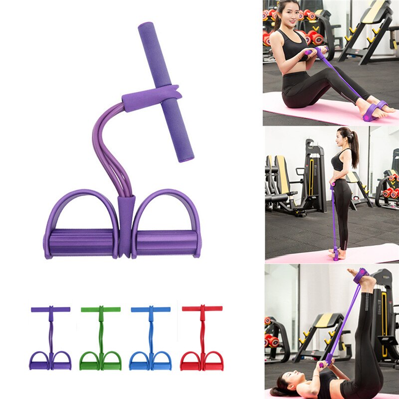 Fitness Resistanc Elastic Pull Ropes Exerciser Rower Belly Resistance Band Home Gym Sport Training Elastic Bands expander*