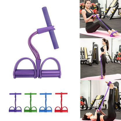 Fitness Resistanc Elastic Pull Ropes Exerciser Rower Belly Resistance Band Home Gym Sport Training Elastic Bands expander*