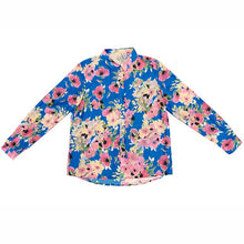 Load image into Gallery viewer, Floral Print Shirts Femme Button Up Loose Casual Blouse Chic Elegant 2021 Offfice Lady Camisas Mujer Blouse Tops Women Tunic
