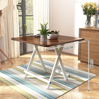 Fold Kitchen Dining Table Home study writing desk Coffee Table Modern Leisure Wood Tea Table Office Conference Pedestal Desk