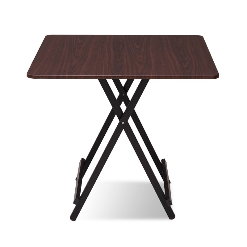 Foldable Coffee Dining Table Wood Living Room Furniture, Dining Room Home Furniture Outdoor Picnic Camping  Table Reception Desk