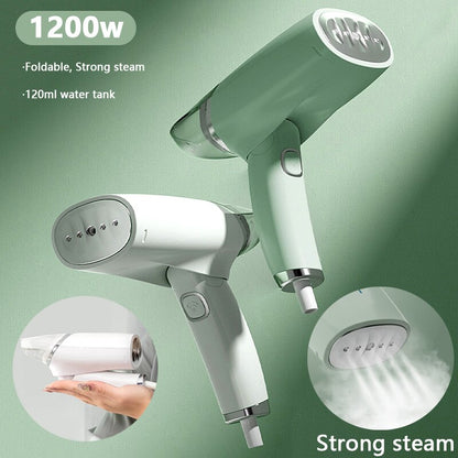 Foldable Handheld Garment Steamer 1200W Powerful Iron Steamer Portable 30 Seconds Fast-Heat Steam Ironing for Home Travel