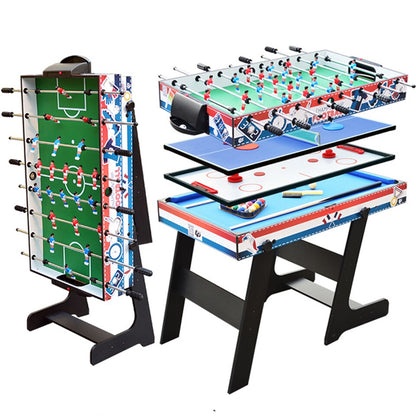 Folding Rotating America Foosball Snooker Billiards Ice Hockey Table Tennis Soccer Football Table Adult Kid Gift Bar Party PK Game