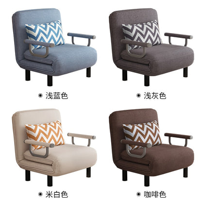 Folding Sofa Bed Armchair Sleeper Leisure Recliner Fabric Breathable Lazy Sofas Single Living Room Lounge Chair Bed WF1031