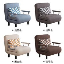 将图片加载到图库查看器，Folding Sofa Bed Armchair Sleeper Leisure Recliner Fabric Breathable Lazy Sofas Single Living Room Lounge Chair Bed WF1031
