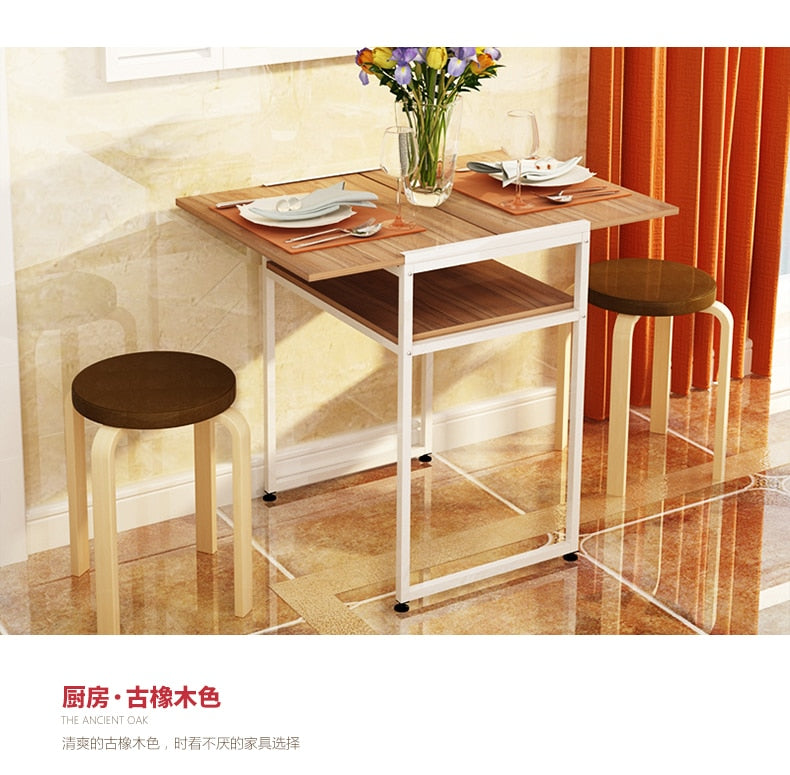 Folding Table Simple Square Home Small Apartment Student Dormitory Bedroom Living Room Dining Simple Modern Table
