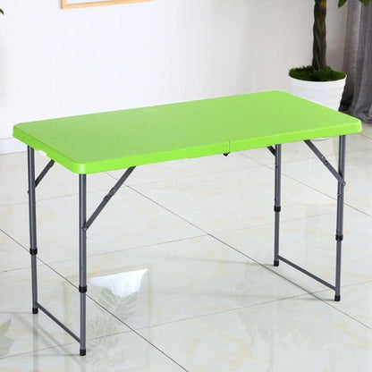 Folding table and chair set home dining table portable outdoor table simple square table and chair simple