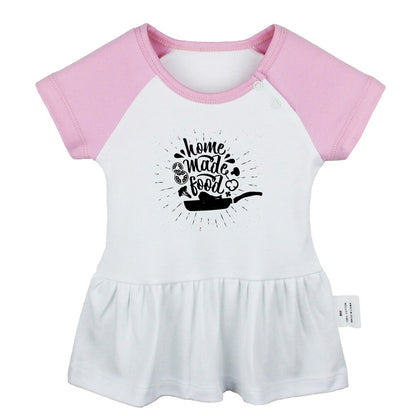 Follow Your Heart Inspirational Romantic Quote Design Newborn Baby Girls Dresses Toddler Infant Cotton Clothes