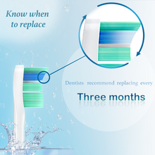 将图片加载到图库查看器，For Philips Sonicare Toothbrush DiamondClean Essence+ Plaque Control Gum Health FlexCare HX3/HX6/HX9 Series Toothbrush Head
