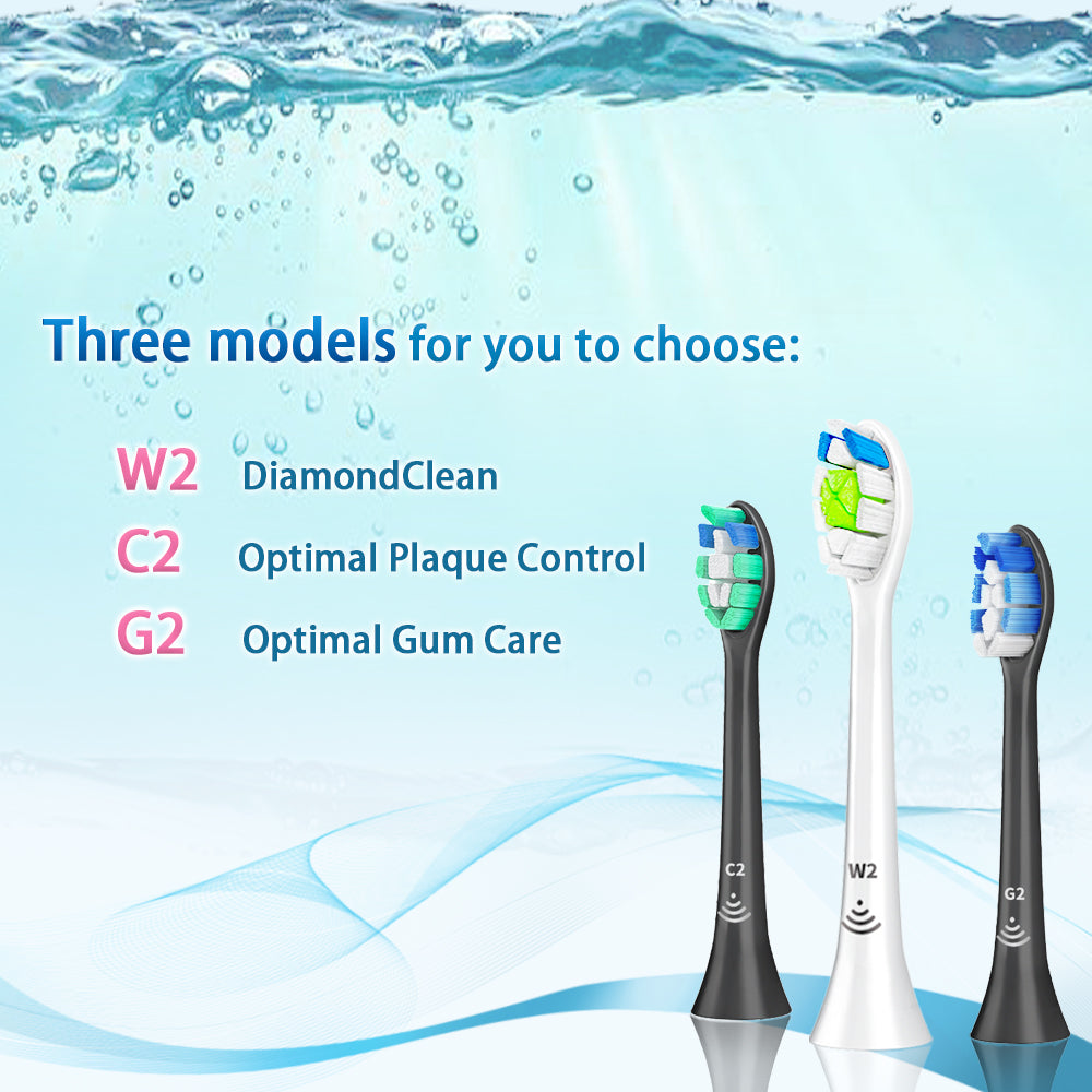 For Philips Sonicare Toothbrush DiamondClean Essence+ Plaque Control Gum Health FlexCare HX3/HX6/HX9 Series Toothbrush Head